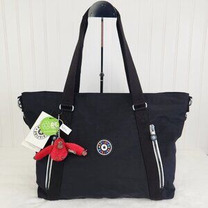 NWT Kipling Skyler Tote Bag BW Rainbow